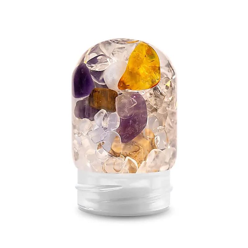 Bouteille d'eau pierres précieuses VitaJuwel ViA PRINA noir