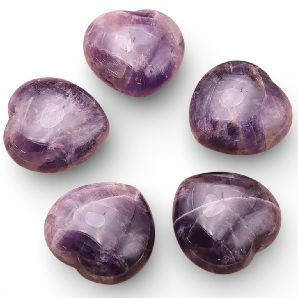 Coeur améthyste Brésil grade A (40mm)