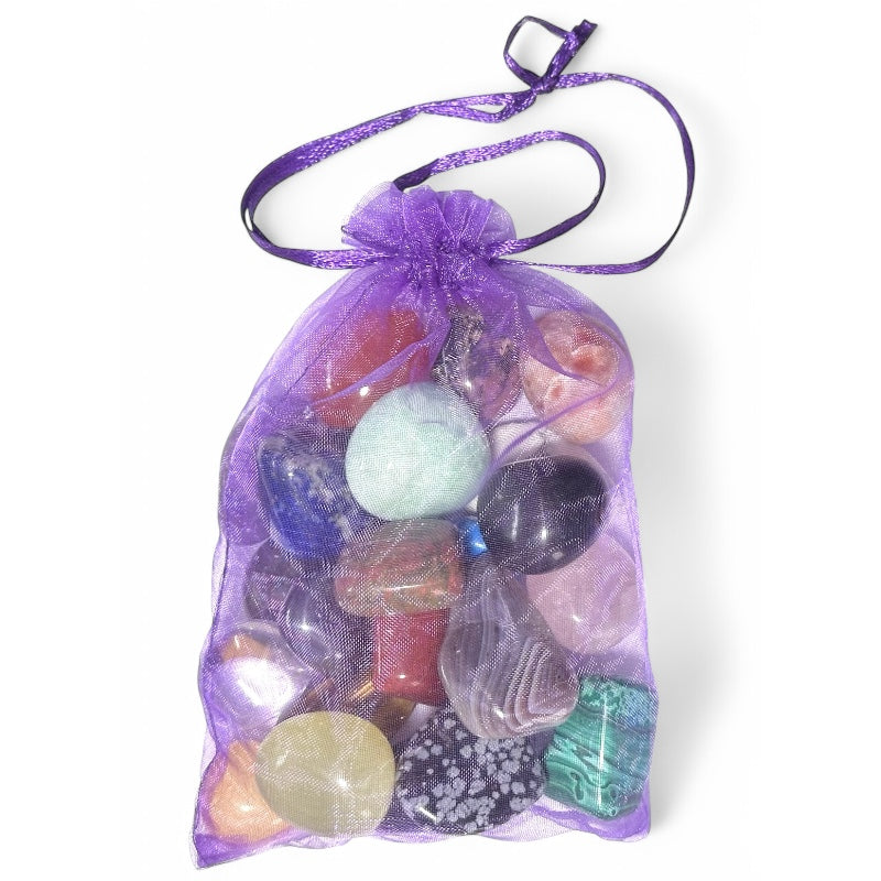 Assortiment découverte (25 pierres roulées)