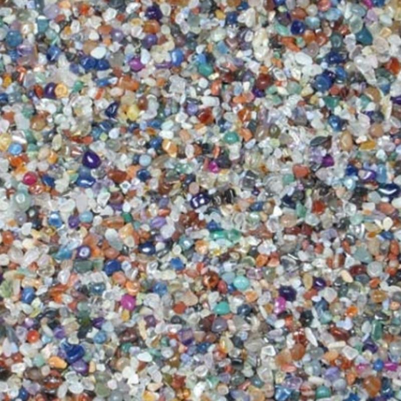 Lot mélange mini-pierres roulées Brésil XXS- 100g