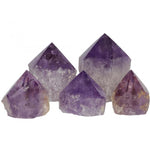 Pointe d'améthyste semi polie Brésil 